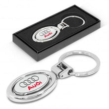 Load image into Gallery viewer, Spinning Metal Key Ring