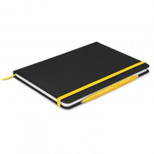 Load image into Gallery viewer, Omega Black Notebook with Pen