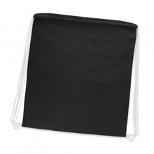 Load image into Gallery viewer, Cotton Drawstring Backpack