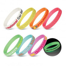 Load image into Gallery viewer, Silicone Wrist Band - Glow in the Dark