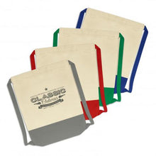 Load image into Gallery viewer, Reno Cotton Drawstring Backpack