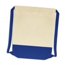 Load image into Gallery viewer, Reno Cotton Drawstring Backpack