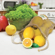 Load image into Gallery viewer, Jute Net Produce Bag
