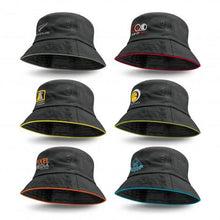 Load image into Gallery viewer, Bondi Bucket Hat - Coloured Sandwich Trim
