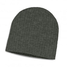 Load image into Gallery viewer, Nebraska Heather Cable Knit Beanie