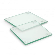 Load image into Gallery viewer, Venice Glass Coaster Set of 2 - Square