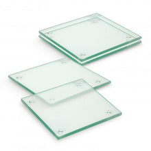 Load image into Gallery viewer, Venice Glass Coaster Set of 4 - Square