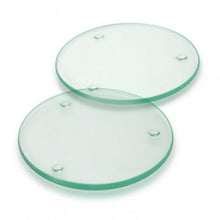 Load image into Gallery viewer, Venice Glass Coaster Set of 2 - Round
