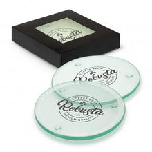 Load image into Gallery viewer, Venice Glass Coaster Set of 4 - Round