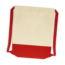 Load image into Gallery viewer, Reno Cotton Drawstring Backpack
