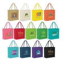 Load image into Gallery viewer, Monza Jute Tote Bag - Colour Match
